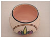 A Bali stoneware jardiniere, decorated with Macintosh style rose design on cream backgrund - second view.